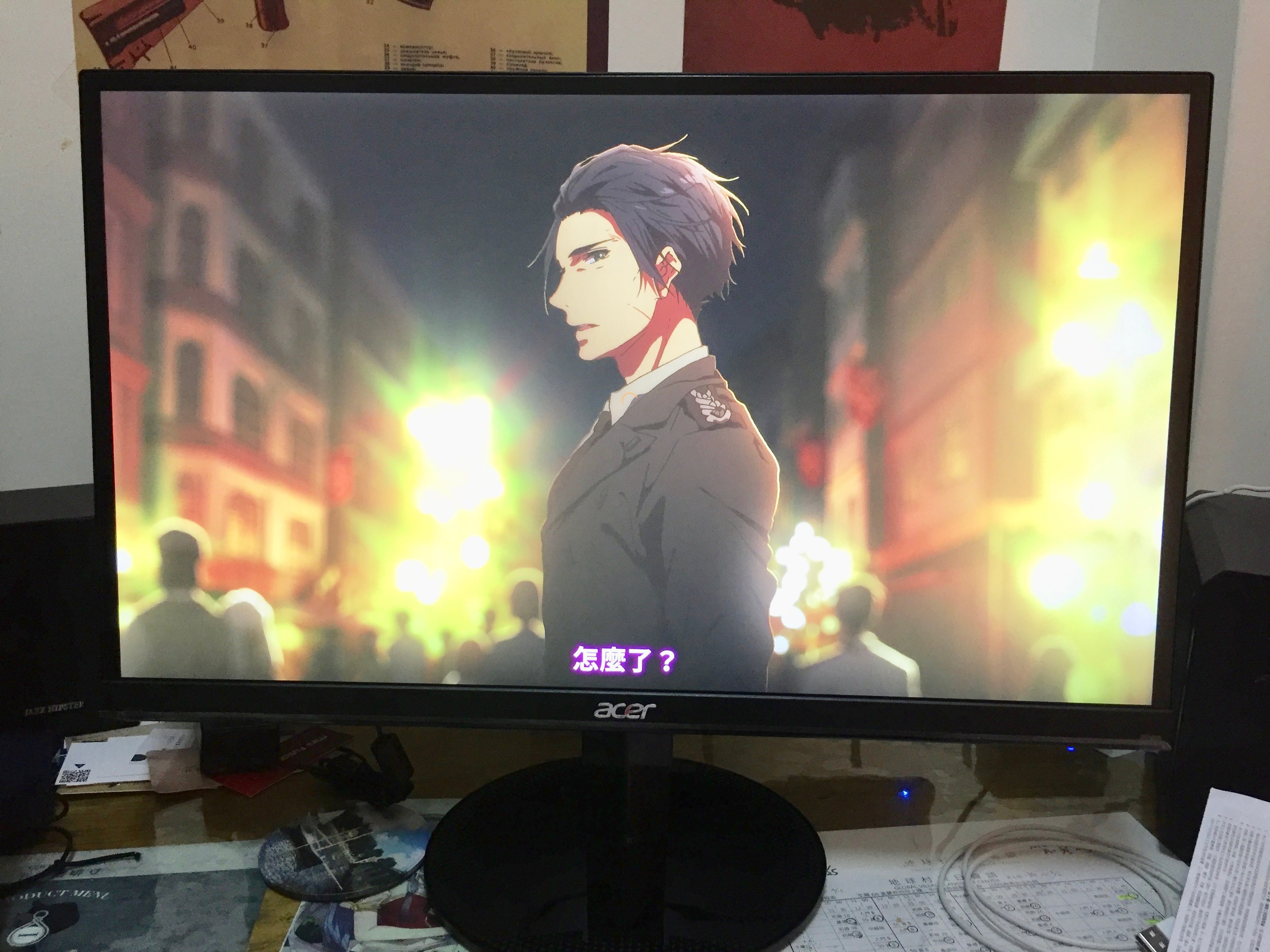 馬上來看看新番Violet Evergarden 1080p的表現如何,這邊是HDMI直接輸出所呈現的畫面