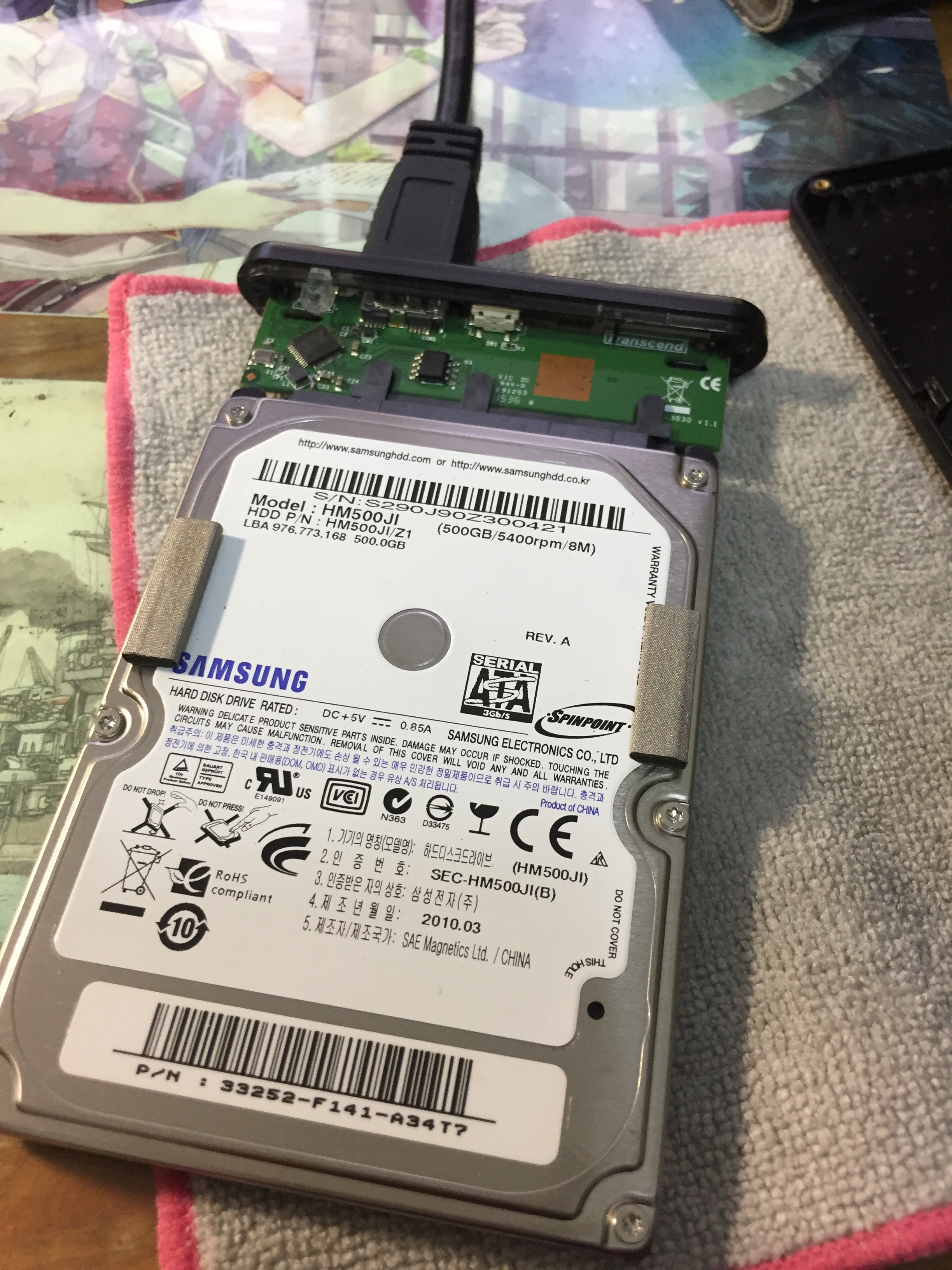 將這顆SAMSUNG放上創見USB 3.0 StoreJet 2.5吋硬碟外接盒,使用Micro B能有多少的加速呢?