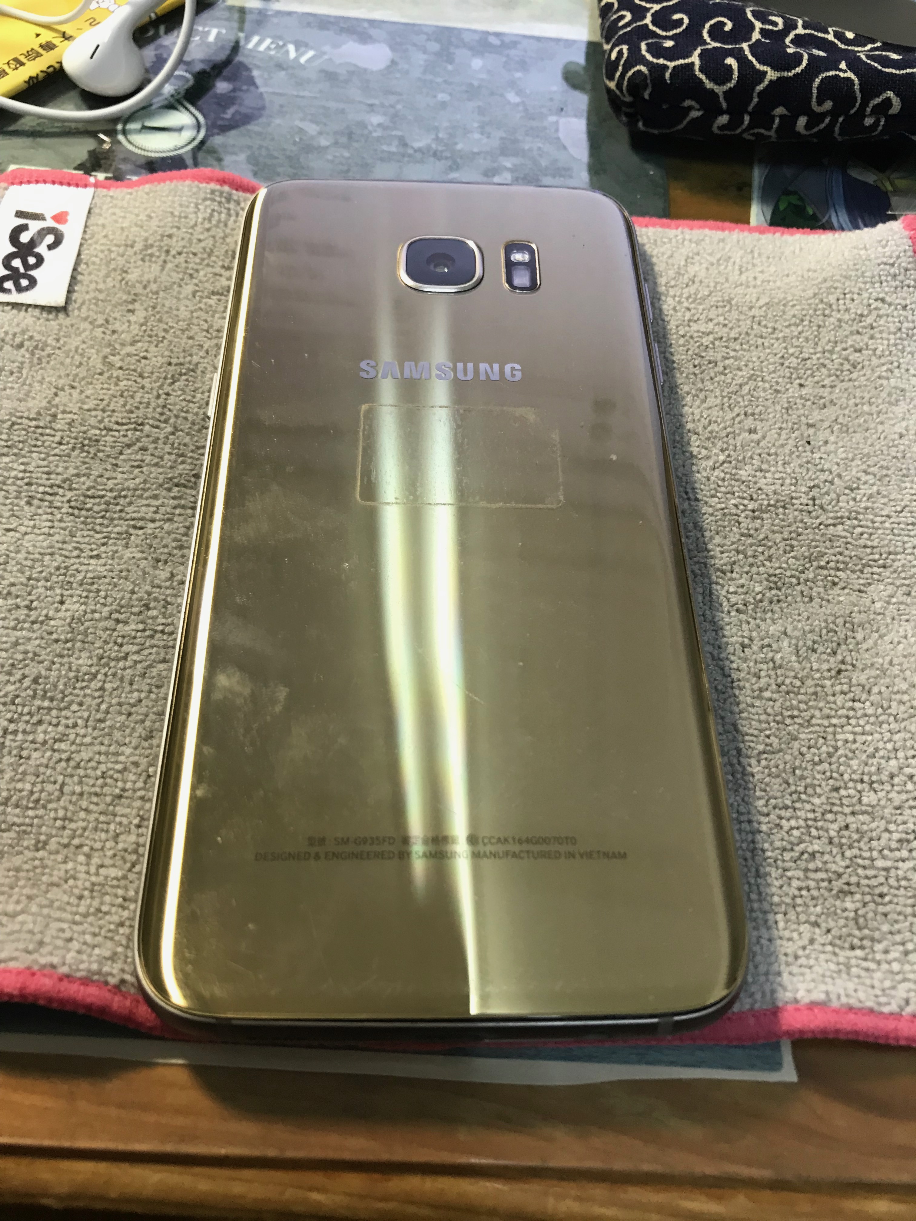 客人的S7 edge要換電池