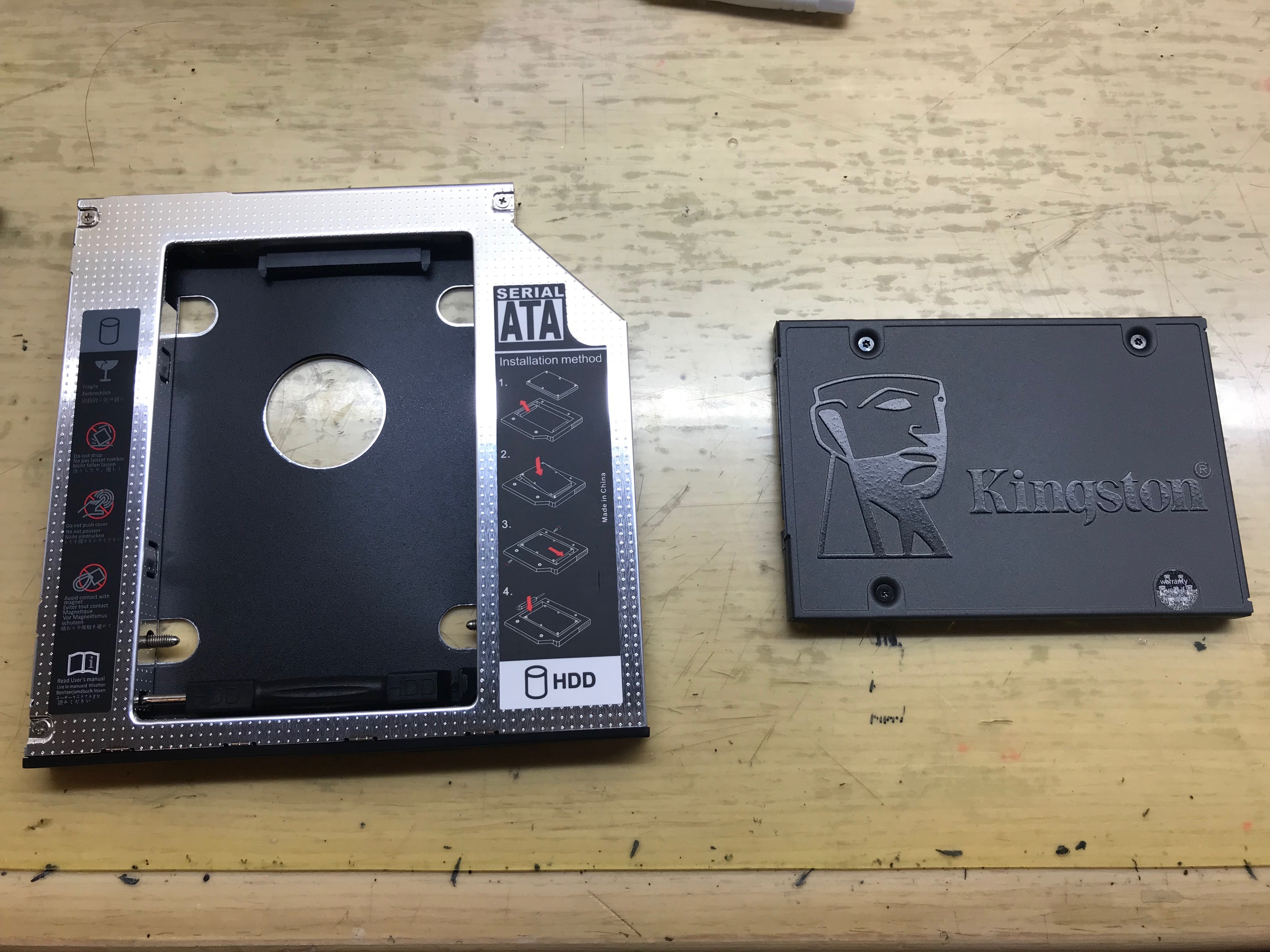 使用SSD與SATA to SATA硬碟轉接器做結合